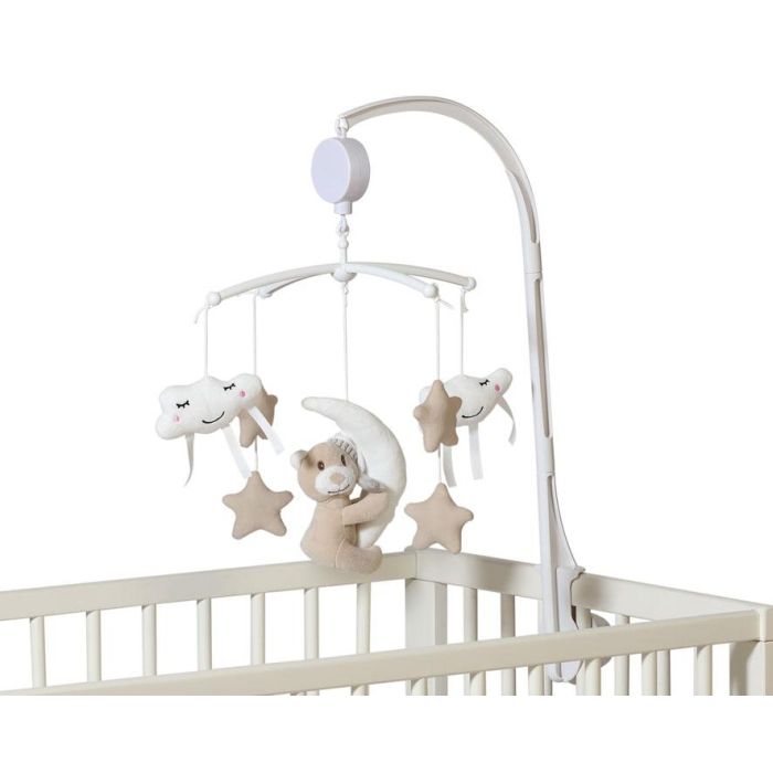 KioKids Móvil Musical Cuna Dolci Amici Oso Beige +0 Meses 2