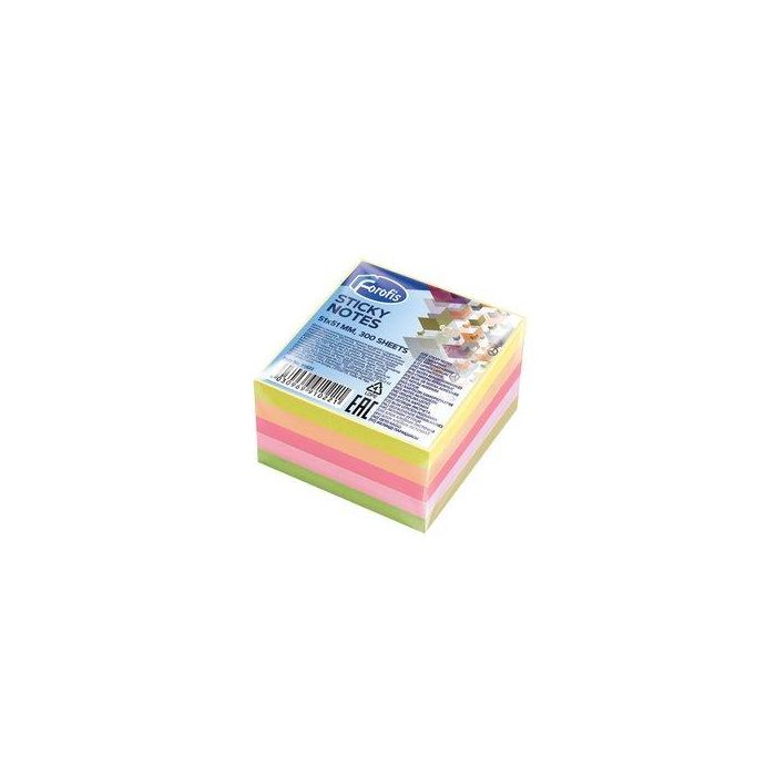 Taco Notas Cubo Forofis 300H 51X51 Colores Neon (5X60H)