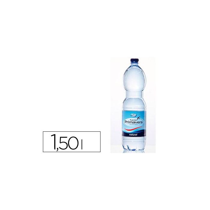 Agua Mineral Natural Fuente Primavera Botella De 1,5 L