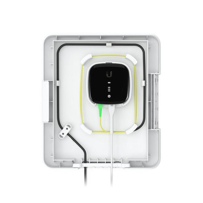 Ubiquiti UFiber Caja Terminal Exterior IPX5 Resistente Intemperie con Protección Robusta para Dispositivos y Montaje en Poste 1
