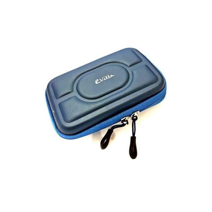 FUNDA E-VITTA COVER SHOCK BLUE PARA DISCO DURO O POWERBANK DE 2.5"/6.35CM - NYLON SEMIRRIGIDO - BANDAS ELÁSTICAS - DOBLE CREMALLERA FUNDA E-VITTA COVER SHOCK BLUE PARA DISCO DURO O POWERBANK DE 2.5"/6.35CM - NYLON SEMIRRIGIDO - BANDAS ELÁSTICAS - DOBLE CREMALLERA