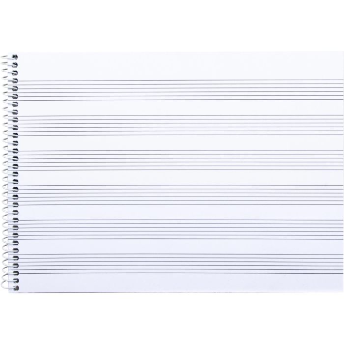 Liderpapel Bloc de Música para Guitarra Hexagrama Cuarto 3 mm 20 Hojas 100 g/m2 3