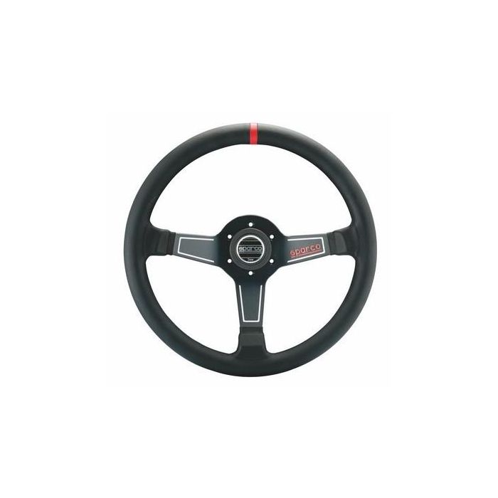 Sparco S015L750PL Volante L575 Deportivo de Piel 350mm Profundidad 63mm para Coche Universal