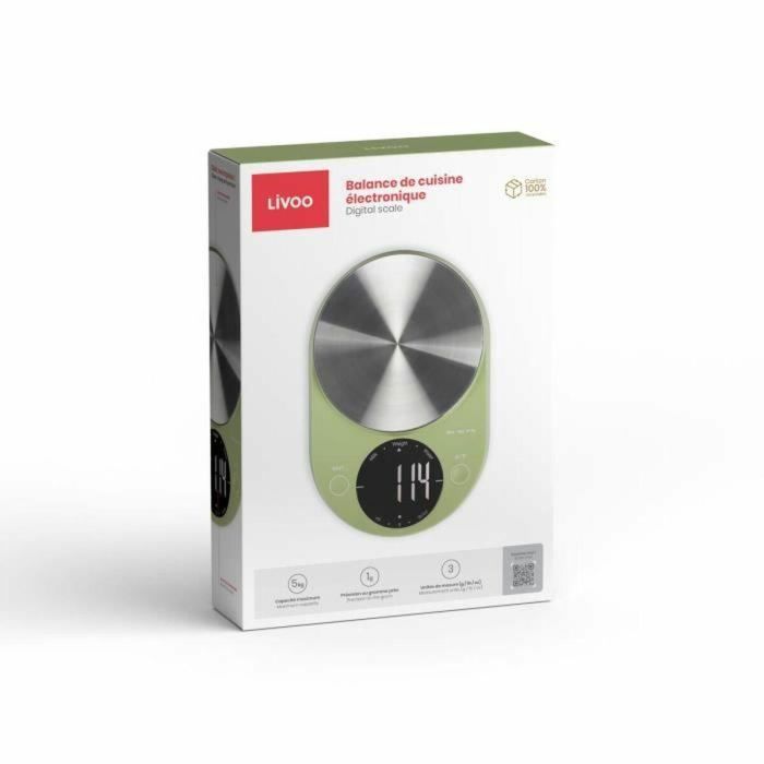 Livoo DOM493M Báscula de Cocina Electrónica Matcha 2 Livoo DOM493M Báscula de Cocina Electrónica Matcha 2