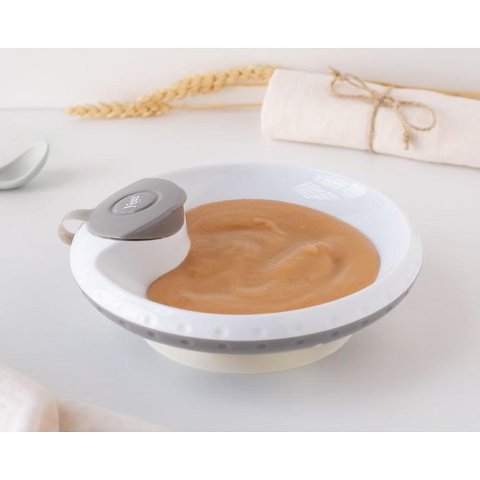 KioKids Plato Térmico Con Ventosa Antivuelco Geogrey Para Bebés +4 Meses Gris 0 KioKids Plato Térmico Con Ventosa Antivuelco Geogrey Para Bebés +4 Meses Gris 0