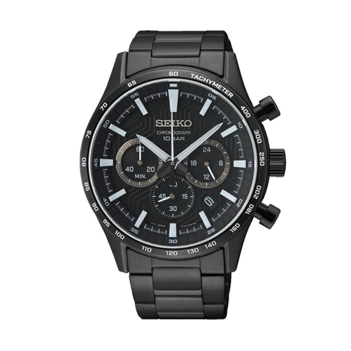 Reloj Hombre Seiko SSB415P1 Negro 1 Reloj Hombre Seiko SSB415P1 Negro 1