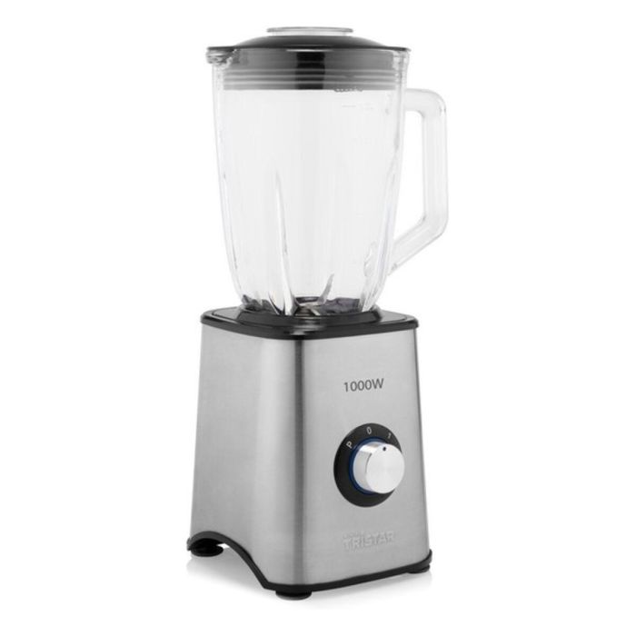 Batidora de Vaso Tristar BL-4471 1,5 L 1000W Acero inoxidable 5 Batidora de Vaso Tristar BL-4471 1,5 L 1000W Acero inoxidable 5