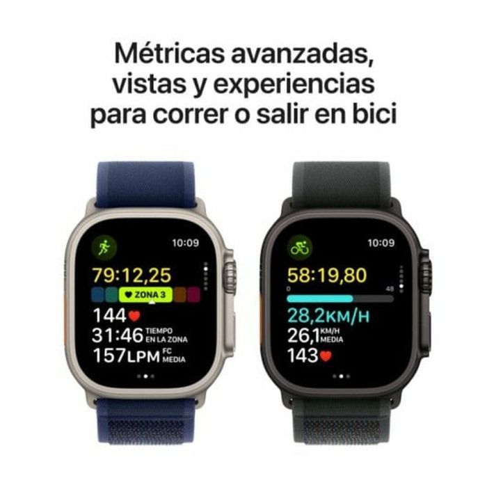 Smartwatch Apple MX4P3TY/A Negro 1,9" 49 mm 9 Smartwatch Apple MX4P3TY/A Negro 1,9" 49 mm 9