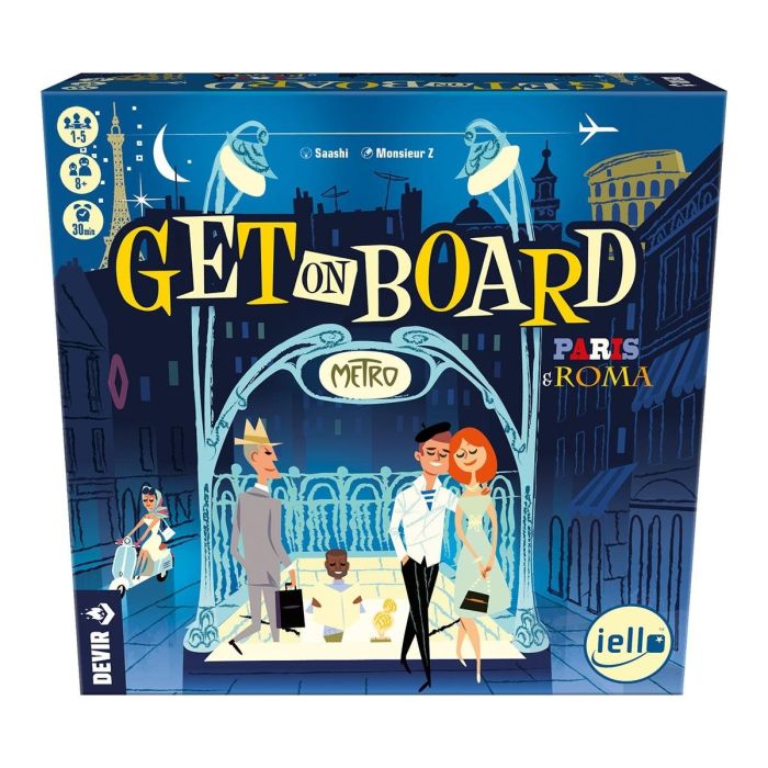 Devir Juego de Mesa Get On Board: Paris & Roma 0 Devir Juego de Mesa Get On Board: Paris & Roma 0