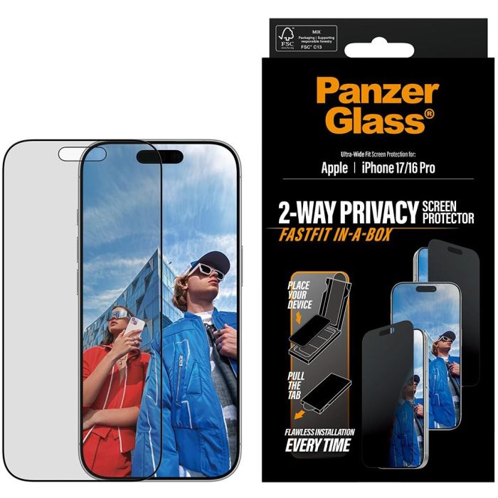 PanzerGlass Protector de Pantalla Privacidad Anti-espía W. Bla 1 PanzerGlass Protector de Pantalla Privacidad Anti-espía W. Bla 1