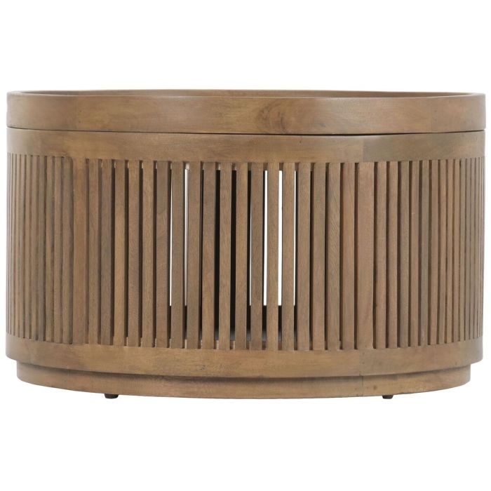 Mesa de Centro Home ESPRIT Marrón 76 x 76 x 46 cm 5