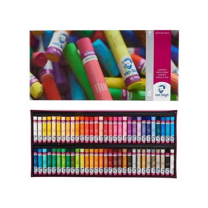 Talens Set Completo Colección De Pinturas Van Gogh Al Óleo Pasteles C-Surtidos Estuche 60 Ud