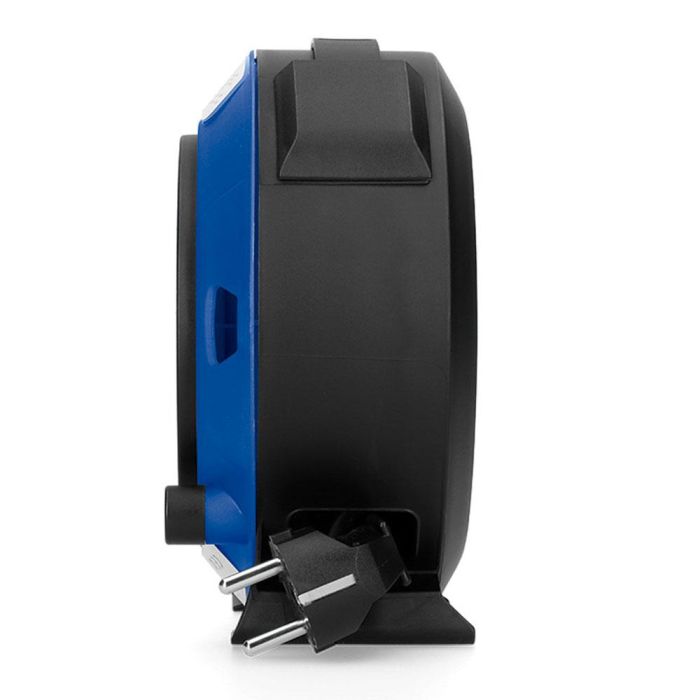 Edm Enrollacables 5 m 3x1 mm² 4 tomas bipolares schuko t/tl con protector térmico 1 Edm Enrollacables 5 m 3x1 mm² 4 tomas bipolares schuko t/tl con protector térmico 1