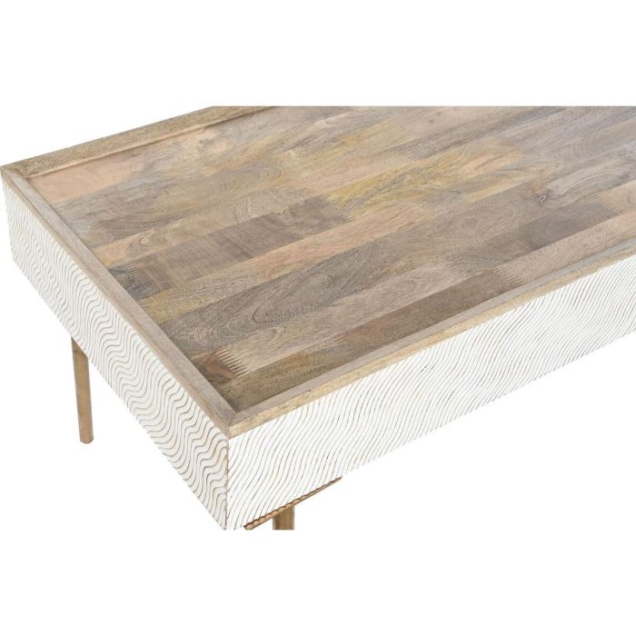 Mesa de Centro Home ESPRIT Hierro Madera de mango 120 x 60 x 57 cm 4