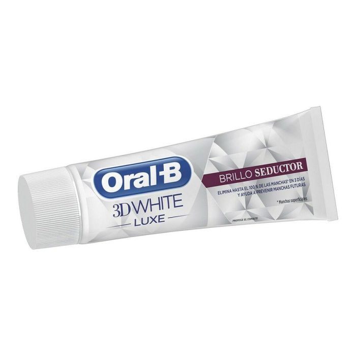 Oral-B 3D WHITE LUXE PERFECCION Pasta Dentífrica Blanqueadora Antimanchas Perfecciona Esmalte para Sonrisa Radiante 75 ml 2 Oral-B 3D WHITE LUXE PERFECCION Pasta Dentífrica Blanqueadora Antimanchas Perfecciona Esmalte para Sonrisa Radiante 75 ml 2