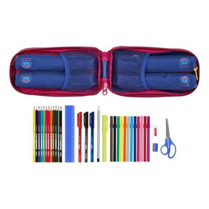 Plumier Mochila F.C. Barcelona 12 x 23 x 5 cm (33 Piezas) 1
