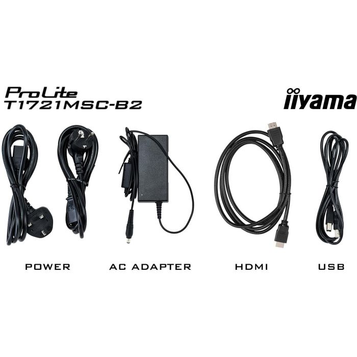 iiyama T1721MSC-B2 Monitor táctil 17" (43.0cm) M-Touch 5:4 HDMI+VGA 4