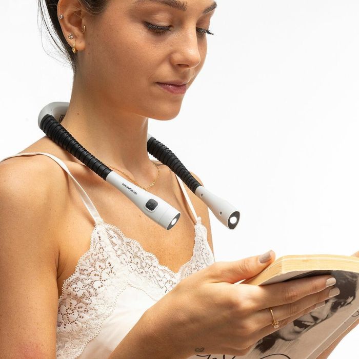 Luz de Lectura Recargable para Cuello Neddrer InnovaGoods 4 Luz de Lectura Recargable para Cuello Neddrer InnovaGoods 4