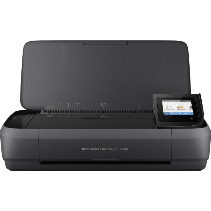 HP OfficeJet 250 Impresora Multifunción 3 en 1 A4, Inalámbrica con WiFi y Batería, Portátil a Color
