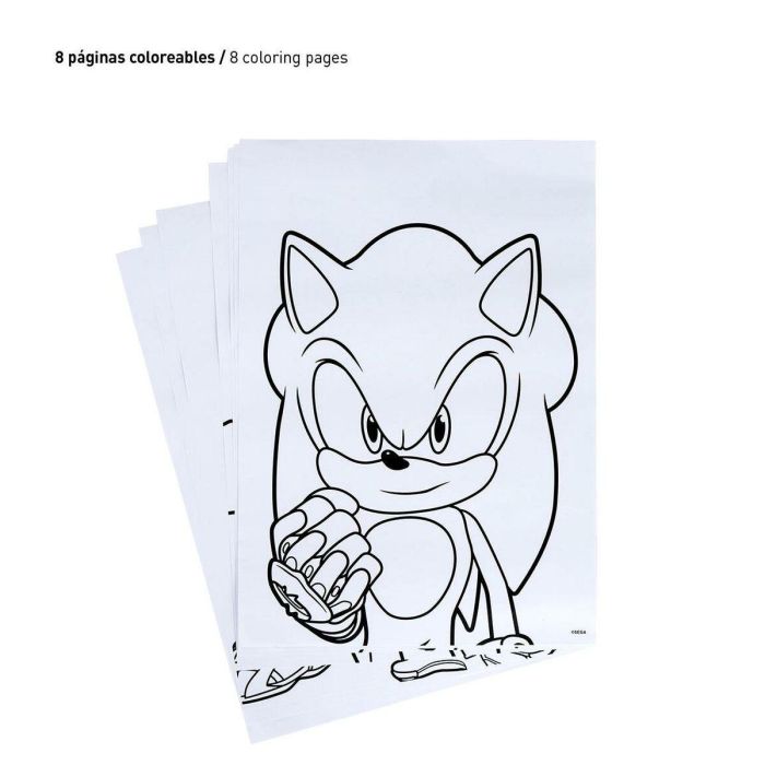 Set papelería coloreable sonic prime 11.0 x 24.0 x 9.5 cm 6 Set papelería coloreable sonic prime 11.0 x 24.0 x 9.5 cm 6