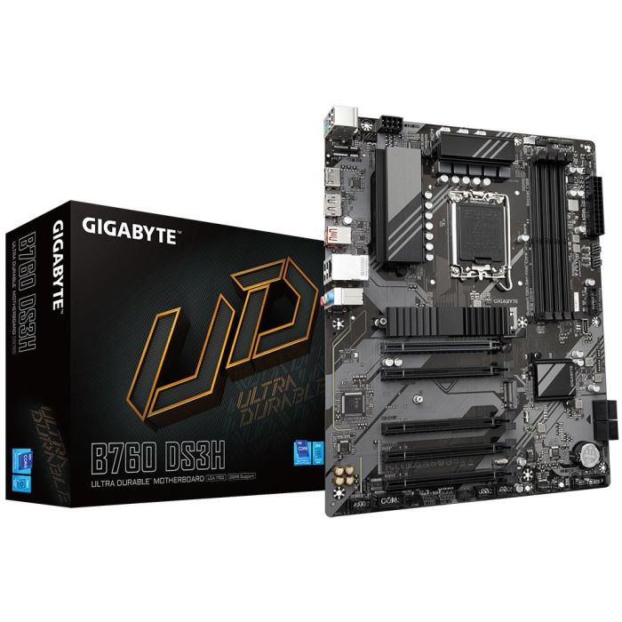 GIGABYTE B760 DS3H placa base Intel B760 Express LGA 1700 ATX GIGABYTE B760 DS3H placa base Intel B760 Express LGA 1700 ATX