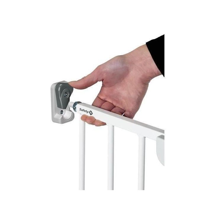 Safety 1st Barrera de Seguridad Fijación a Pared Blanco Ajustable 62-102 cm para Puertas y Escaleras con Apertura Fácil y Sin Barra Inferior 3 Safety 1st Barrera de Seguridad Fijación a Pared Blanco Ajustable 62-102 cm para Puertas y Escaleras con Apertura Fácil y Sin Barra Inferior 3