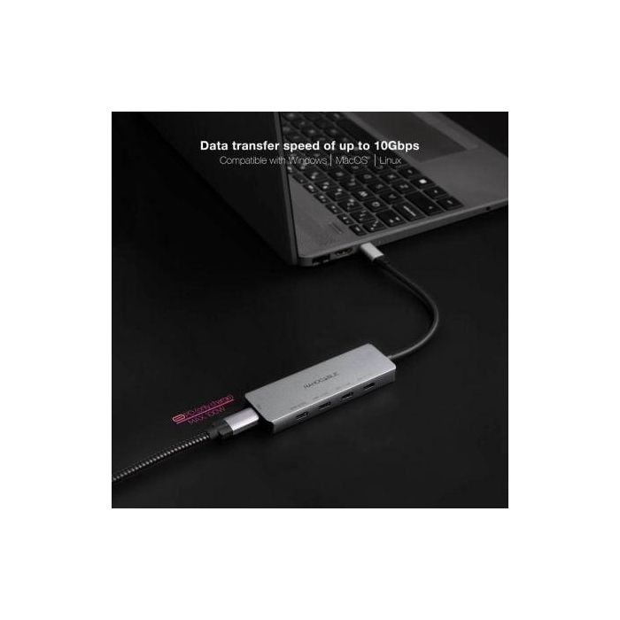Hub USB Tipo-C Nanocable 10.16.4505/ 4xUSB Tipo-C/ 1xUSB Tipo-C DP/ Gris 3 Hub USB Tipo-C Nanocable 10.16.4505/ 4xUSB Tipo-C/ 1xUSB Tipo-C DP/ Gris 3