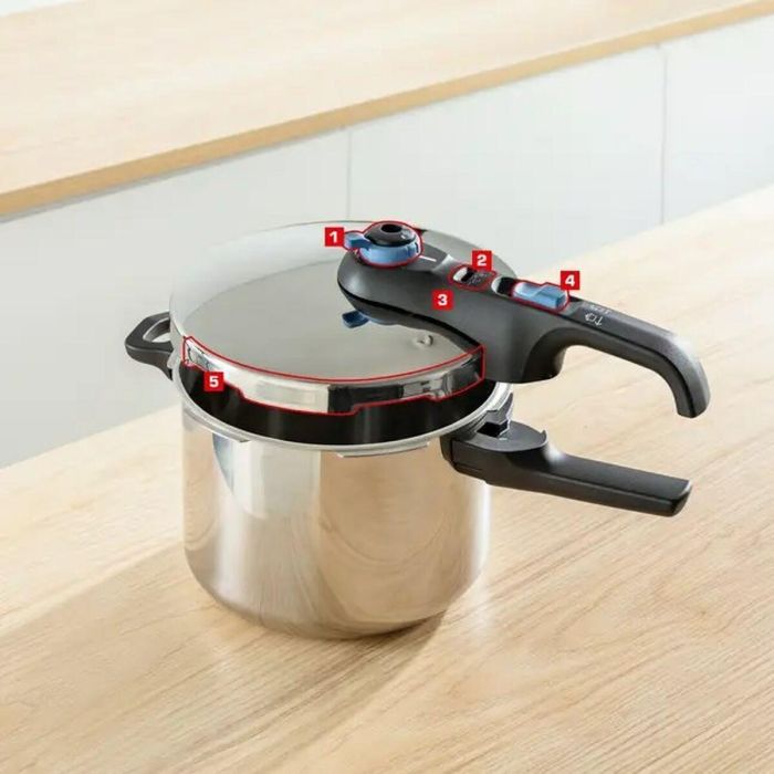 Olla Express Tefal TRENDY+ 4L Metal 12