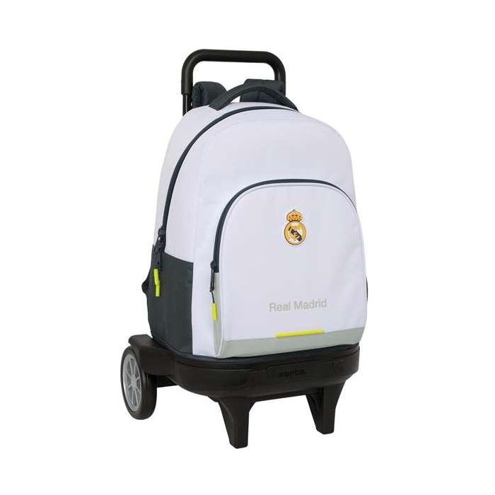 Safta Mochila Grande con Ruedas Compact Evolution Extensible Real Madrid 1 Equipacion 25/26 450x330x220 mm Safta Mochila Grande con Ruedas Compact Evolution Extensible Real Madrid 1 Equipacion 25/26 450x330x220 mm