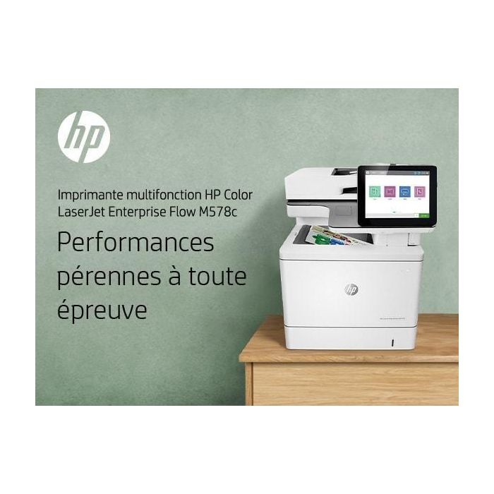 HP Color LaserJet Enterprise Flow MFP M578c, Laser, 1200 x 1200dpi, 38ppm, A4, 1250MB, CGD, 8" 7 HP Color LaserJet Enterprise Flow MFP M578c, Laser, 1200 x 1200dpi, 38ppm, A4, 1250MB, CGD, 8" 7