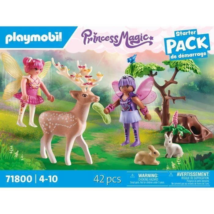 Starter Pack Hadas Con Animales Del Bosque 71800 Playmobil 4 Starter Pack Hadas Con Animales Del Bosque 71800 Playmobil 4