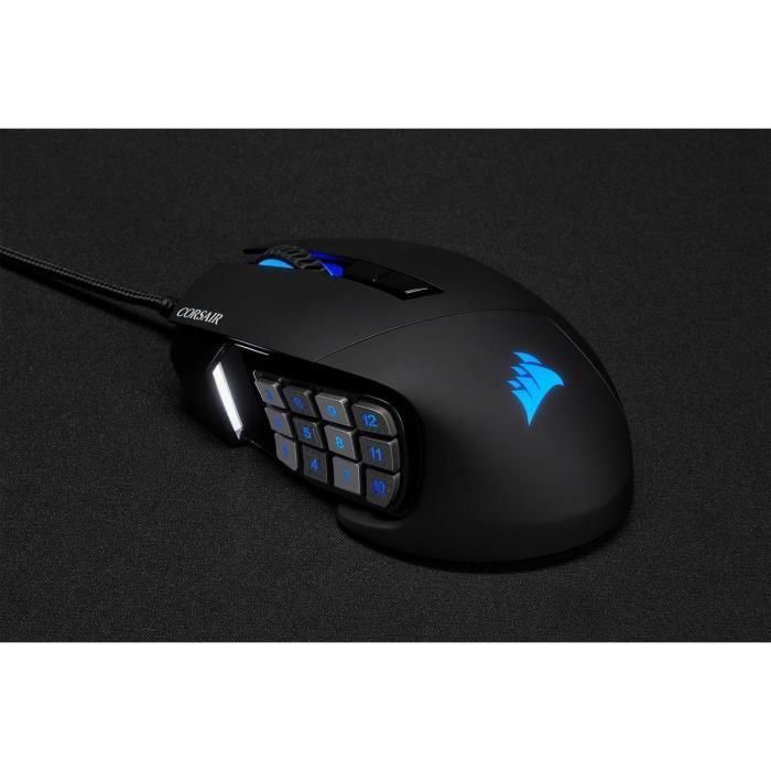 Ratón para juegos CORSAIR SCIMITAR RGB ELITE - 18,000 DPI - Negro (CH-9304211-EU) 3