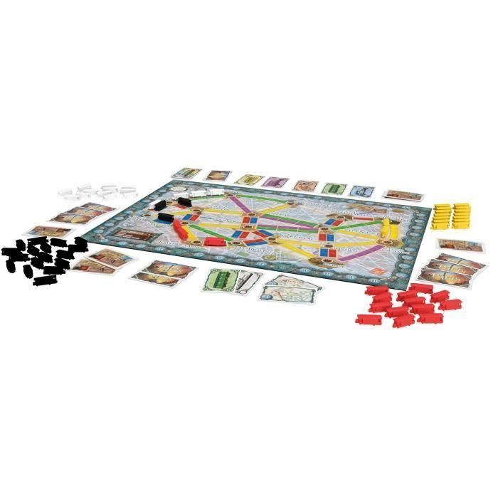 Asmodee ASM0824968220665 Rail Adventurers Paris - Juego de Mesa Familiar para Niños y Adultos a Partir de 8 Años 2