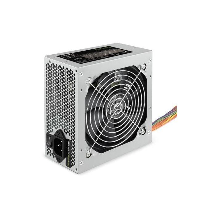 Tooq TQEP-500SSE-O Fuente de Alimentación ATX 500W con Ventilador Silencioso 120mm y Conectores ATX 20+4 pin, CPU 4+4 pin, SATA Tooq TQEP-500SSE-O Fuente de Alimentación ATX 500W con Ventilador Silencioso 120mm y Conectores ATX 20+4 pin, CPU 4+4 pin, SATA