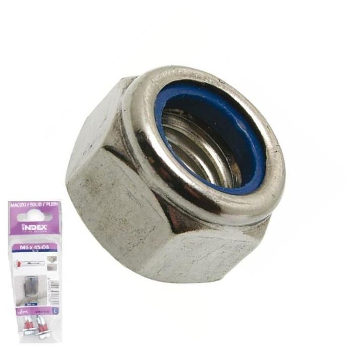 Blister Tuerca Autoblocante Din 985 Cincada Metrica M-8 Index Blister Tuerca Autoblocante Din 985 Cincada Metrica M-8 Index