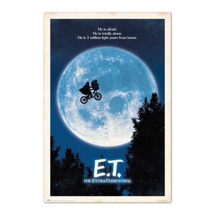 ERIK Poster E.T. El Extraterrestre 91,5x61cm, Papel Brillo Alta Calidad 150 gr
