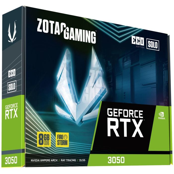 Zotac GeForce RTX 3050 Eco Solo 8GB GDDR6 1 Ventilador (1-Fan) Tarjeta Gráfica Gaming 6