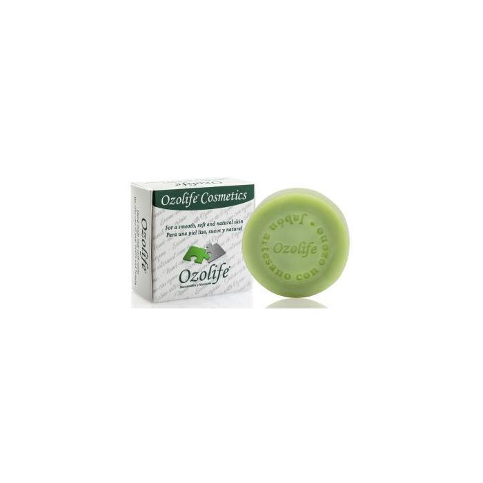 OZOLIFE BIOCOSMETICA Y NUTRICION Jabón de Ozono en Pastilla 100g – Germicida y Oxigenante para la Piel