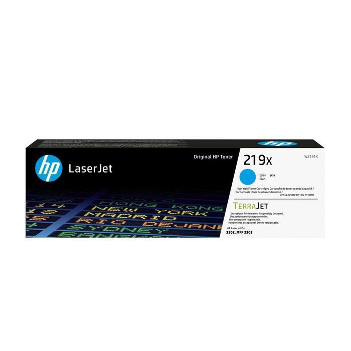 HP Toner Cian LaserJet Pro 3202 Printer 219X, Capacidad 3.200 Páginas 0 HP Toner Cian LaserJet Pro 3202 Printer 219X, Capacidad 3.200 Páginas 0
