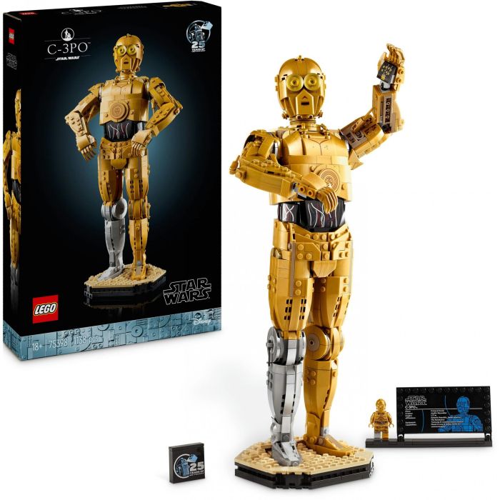 Lego Star Wars 75398 C-3PO Minifigura de Droide para Construir Kit de Modelo para Adultos 13