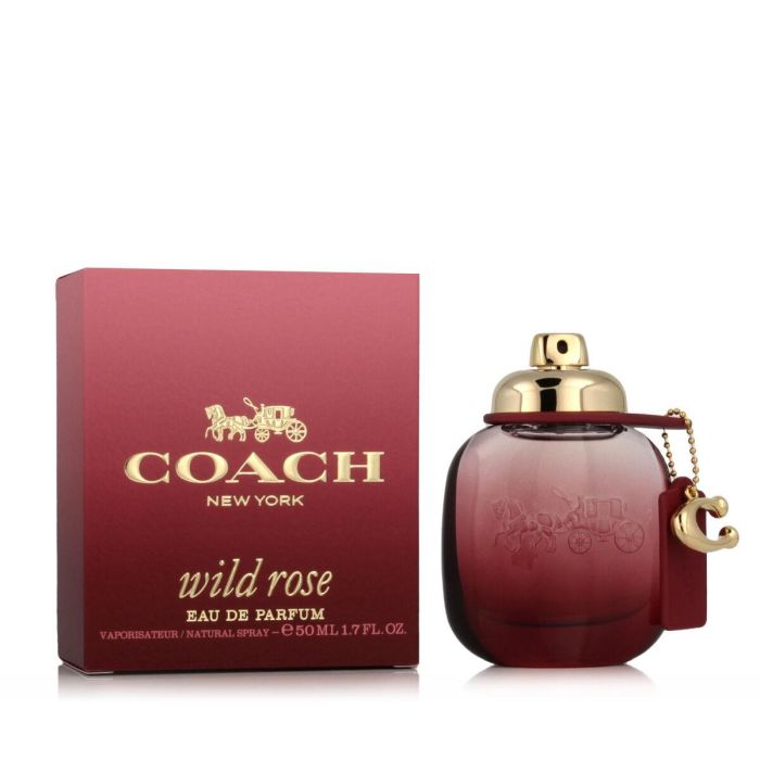 Coach WILD ROSE Eau de Parfum Vaporizador para Mujer 50ml - Perfume Floral con Grosellas Rojas y Rosas 1