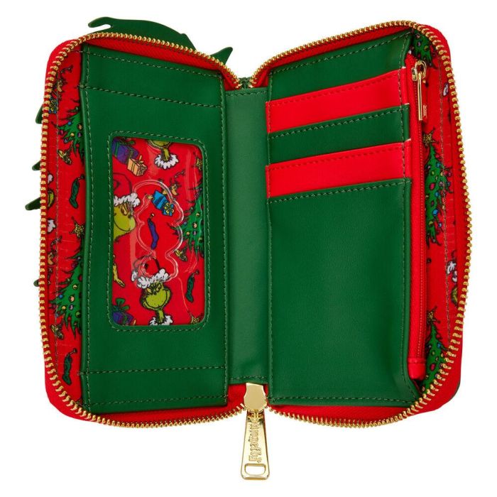 Cartera Dr. Seuss Holiday El Grinch Loungefly 3 Cartera Dr. Seuss Holiday El Grinch Loungefly 3