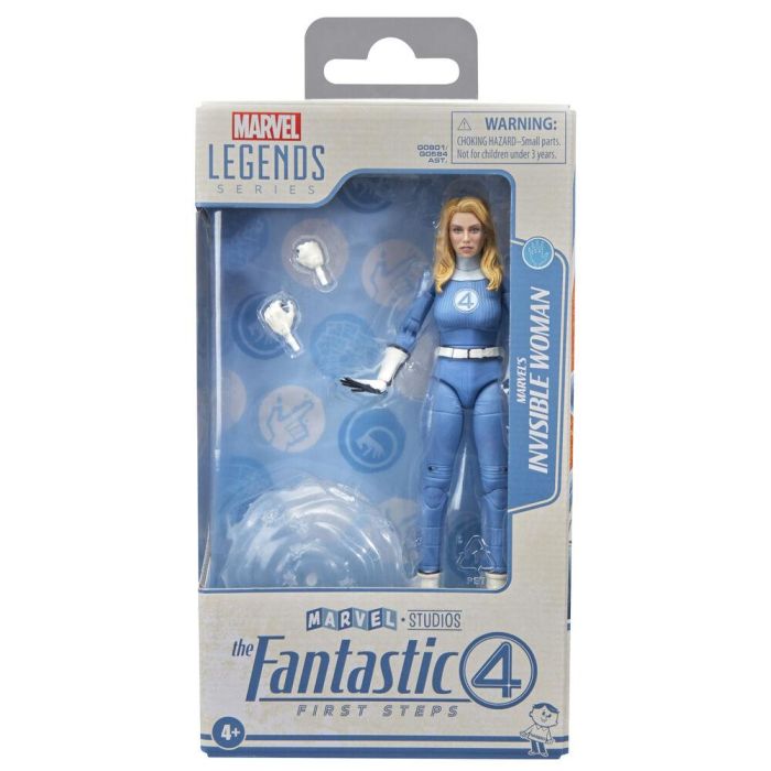 HASBRO Figura Mujer Invisible Los 4 Fantásticos Marvel 15cm Articulada con Accesorios y Escudo