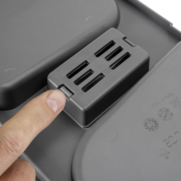 Emuca Lote de 5 pastillas antiolores para tapa de contenedor Recycle, Olor cítrico, Plástico 3 Emuca Lote de 5 pastillas antiolores para tapa de contenedor Recycle, Olor cítrico, Plástico 3