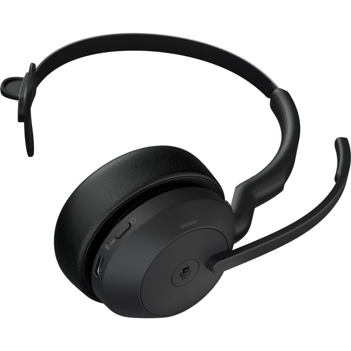 Jabra Evolve2 55 Link380a MS Mono Stand Auriculares Inalámbricos/Alámbricos Diadema Oficina USB Bluetooth Cancelación Ruido Optimizado MS Teams 18h 3