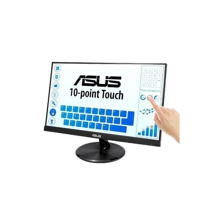 Asus Monitor Led Ips 21.5 Pulgadas Vt229H - Tecnología Trace Free, SPLENDID, Luz Azul Reducida, HDMI 1