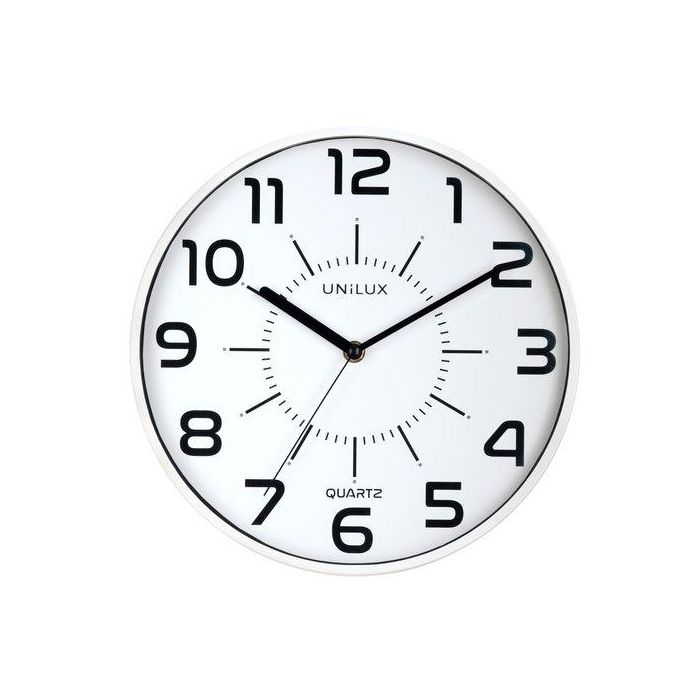 Reloj Pared Unilux Pop Blanco Analogico 28 Cm Ø (Pila Incluida)