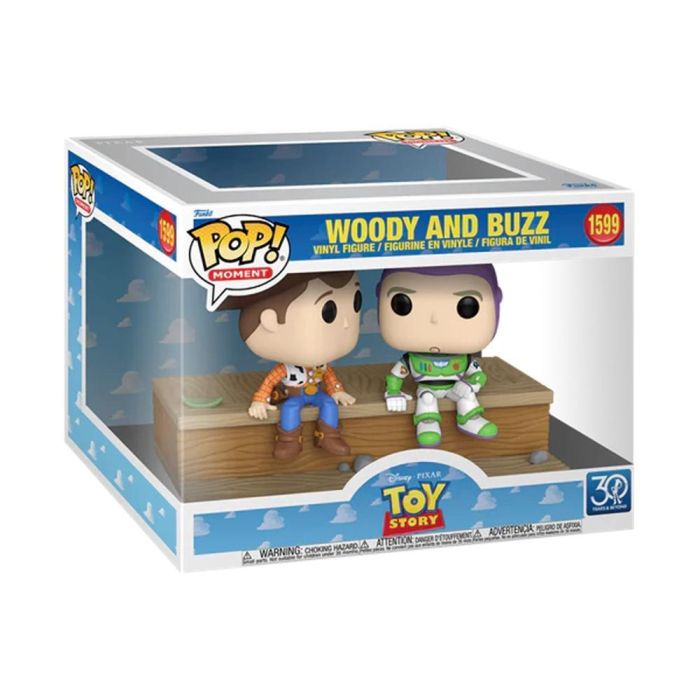 FUNKO Figura POP Moment Disney Pixar Toy Story Woody & Buzz Vinilo 12,7cm 1