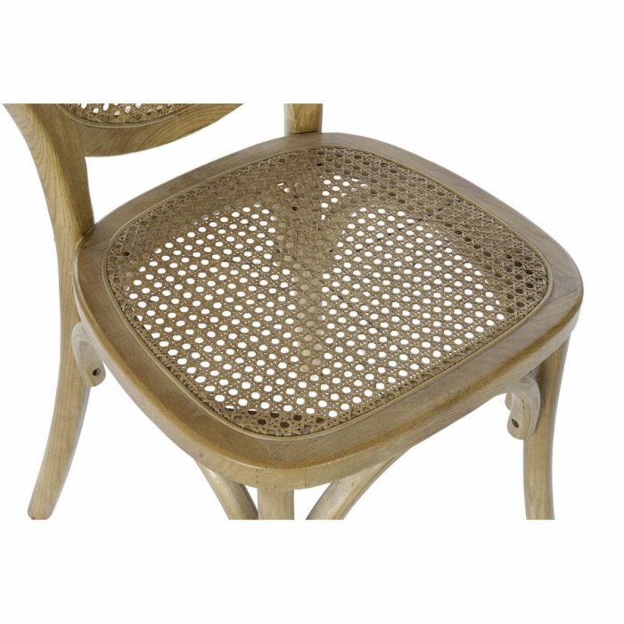 Silla de Comedor DKD Home Decor Ratán Madera de olmo 45 x 42 x 92 cm 1 Silla de Comedor DKD Home Decor Ratán Madera de olmo 45 x 42 x 92 cm 1
