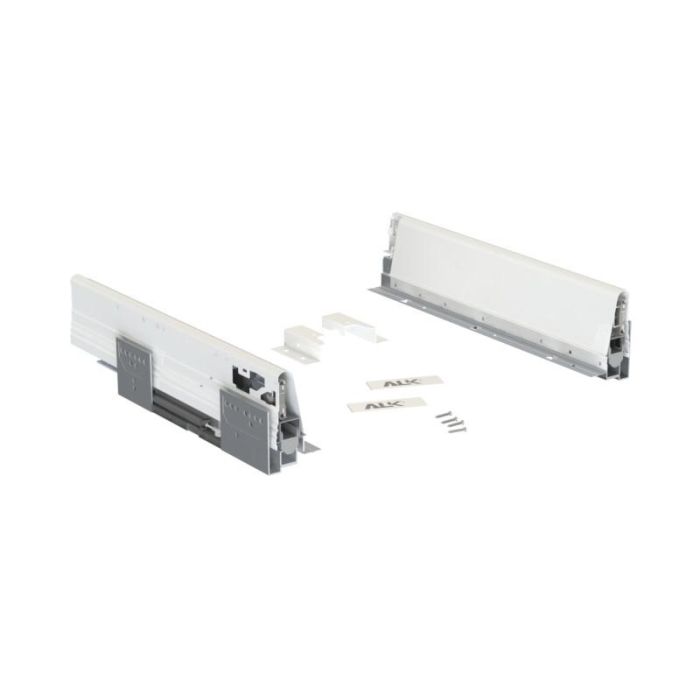 Herrajes Alk Cajon H90 Extraccion Total Blanco 300Mm 1 Herrajes Alk Cajon H90 Extraccion Total Blanco 300Mm 1